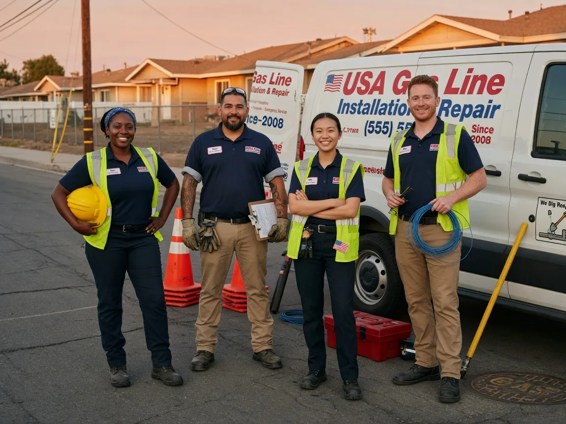 Gas Line Installation company in Strang, NE